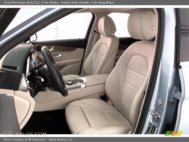 Iridium Silver Metallic / Silk Beige/Black 2018 Mercedes-Benz GLC 350e 4Matic
