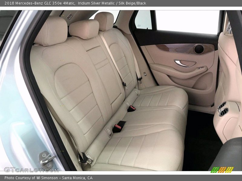 Iridium Silver Metallic / Silk Beige/Black 2018 Mercedes-Benz GLC 350e 4Matic