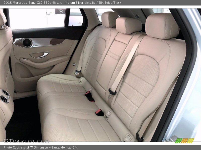 Iridium Silver Metallic / Silk Beige/Black 2018 Mercedes-Benz GLC 350e 4Matic