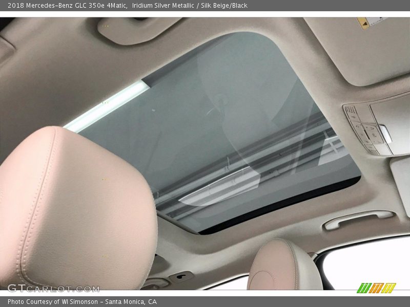 Iridium Silver Metallic / Silk Beige/Black 2018 Mercedes-Benz GLC 350e 4Matic