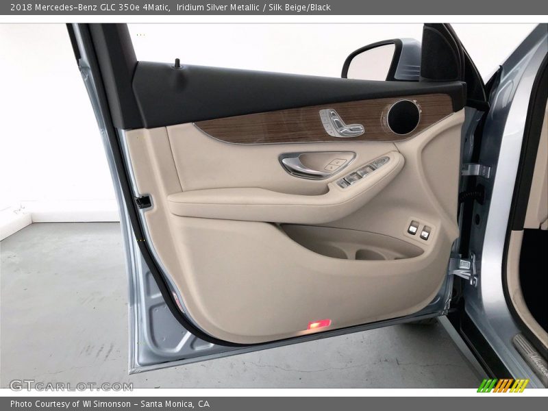 Iridium Silver Metallic / Silk Beige/Black 2018 Mercedes-Benz GLC 350e 4Matic
