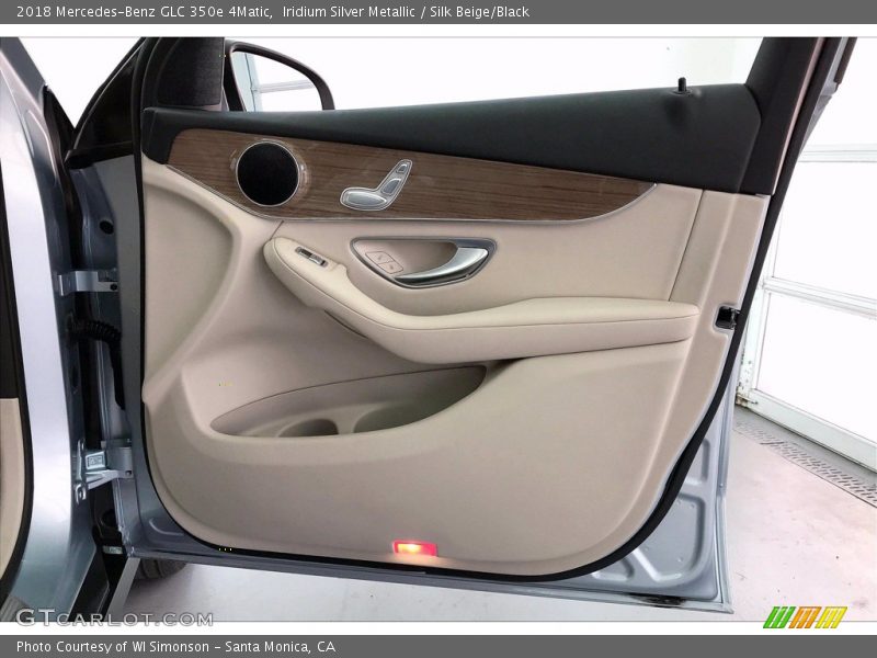 Iridium Silver Metallic / Silk Beige/Black 2018 Mercedes-Benz GLC 350e 4Matic