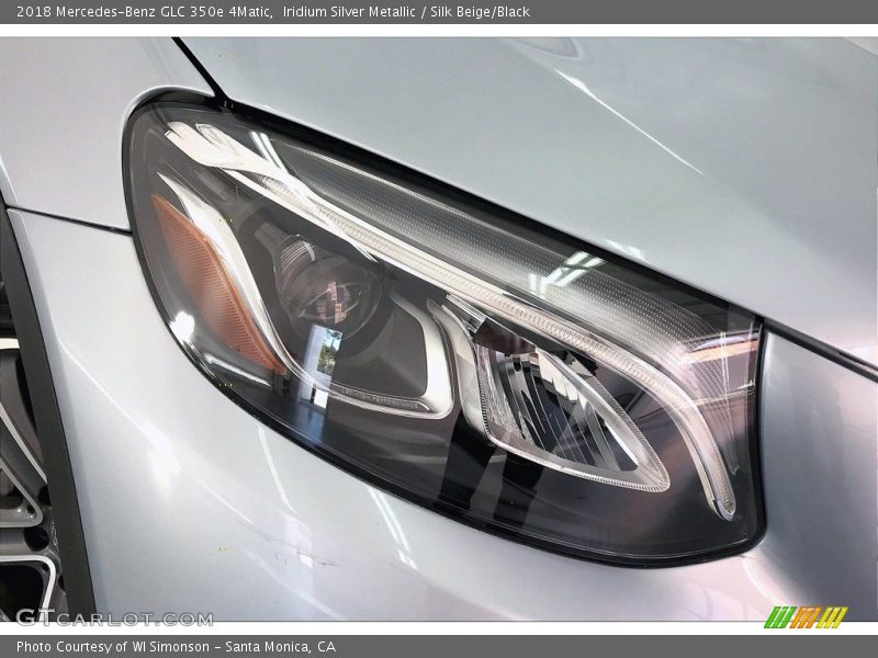 Iridium Silver Metallic / Silk Beige/Black 2018 Mercedes-Benz GLC 350e 4Matic