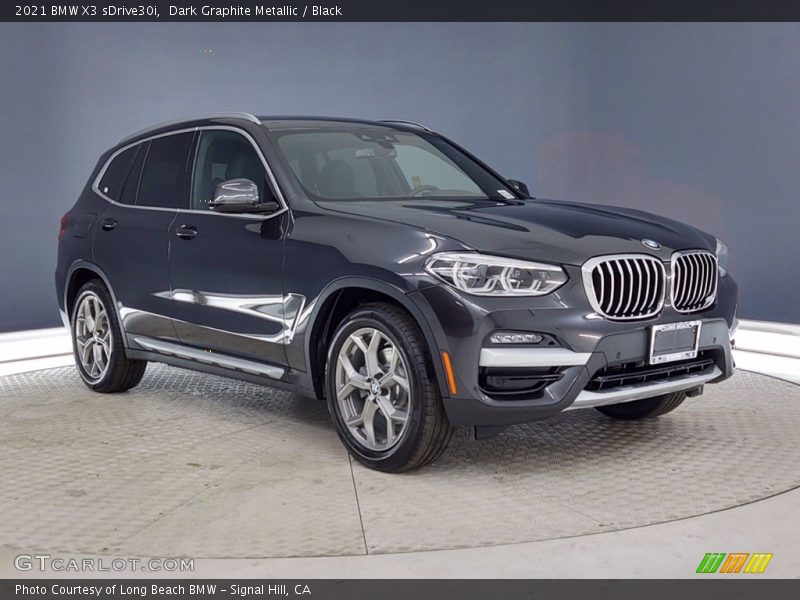 Dark Graphite Metallic / Black 2021 BMW X3 sDrive30i