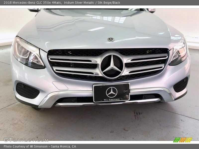 Iridium Silver Metallic / Silk Beige/Black 2018 Mercedes-Benz GLC 350e 4Matic