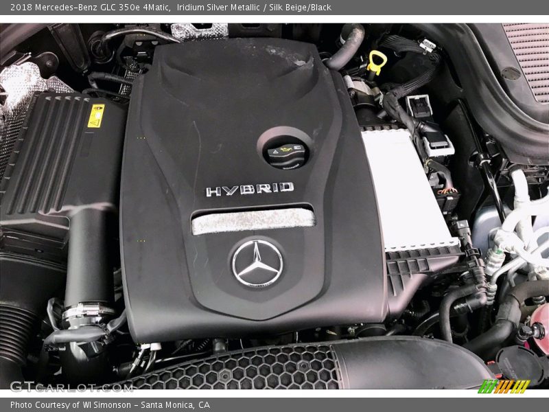 Iridium Silver Metallic / Silk Beige/Black 2018 Mercedes-Benz GLC 350e 4Matic