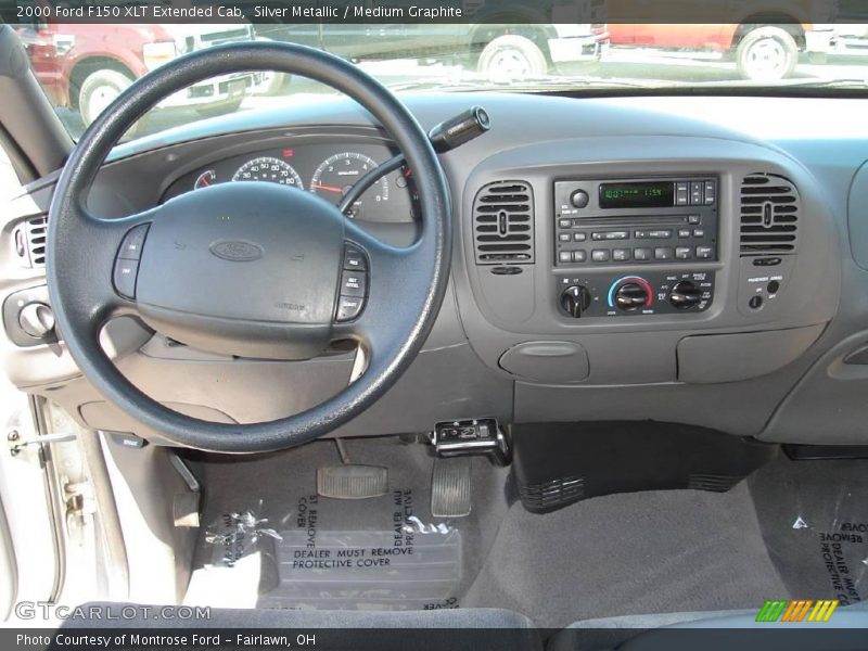 Silver Metallic / Medium Graphite 2000 Ford F150 XLT Extended Cab