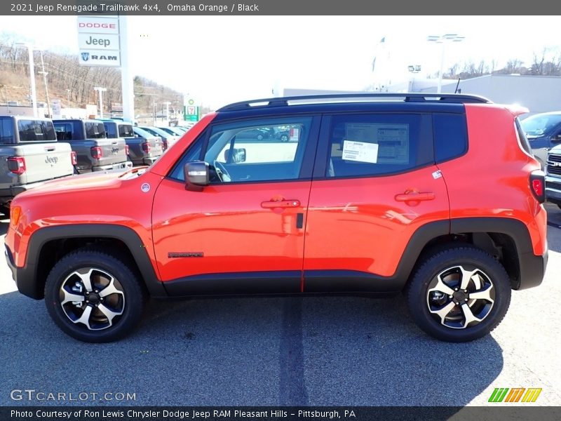 Omaha Orange / Black 2021 Jeep Renegade Trailhawk 4x4