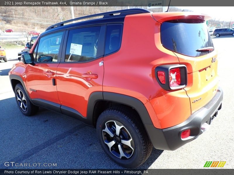 Omaha Orange / Black 2021 Jeep Renegade Trailhawk 4x4