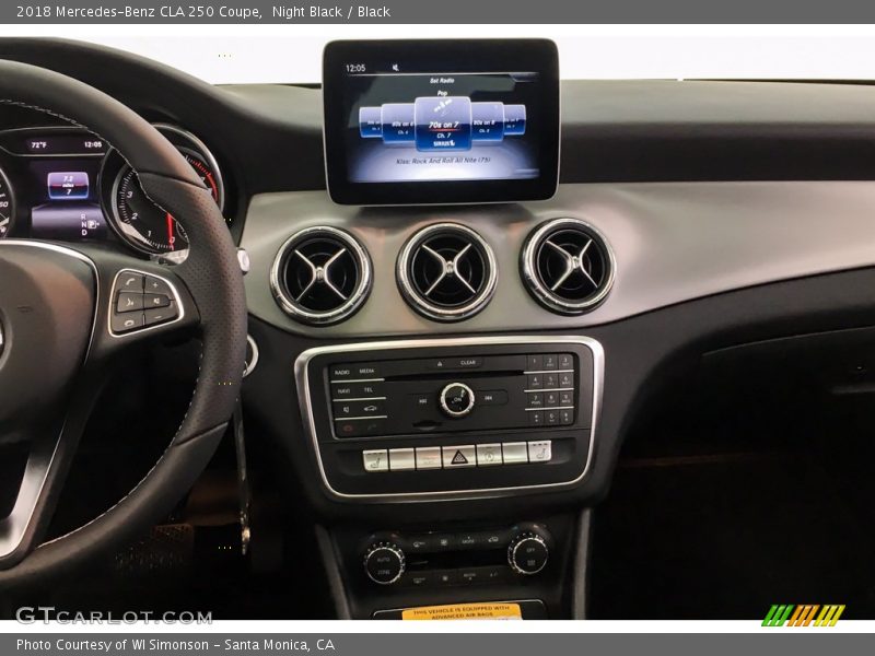 Night Black / Black 2018 Mercedes-Benz CLA 250 Coupe