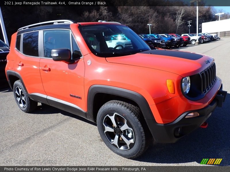 Omaha Orange / Black 2021 Jeep Renegade Trailhawk 4x4