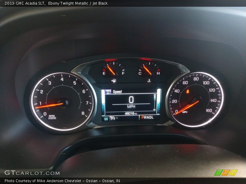 Ebony Twilight Metallic / Jet Black 2019 GMC Acadia SLT