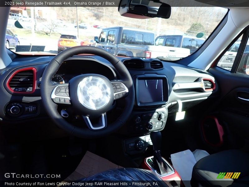 Omaha Orange / Black 2021 Jeep Renegade Trailhawk 4x4