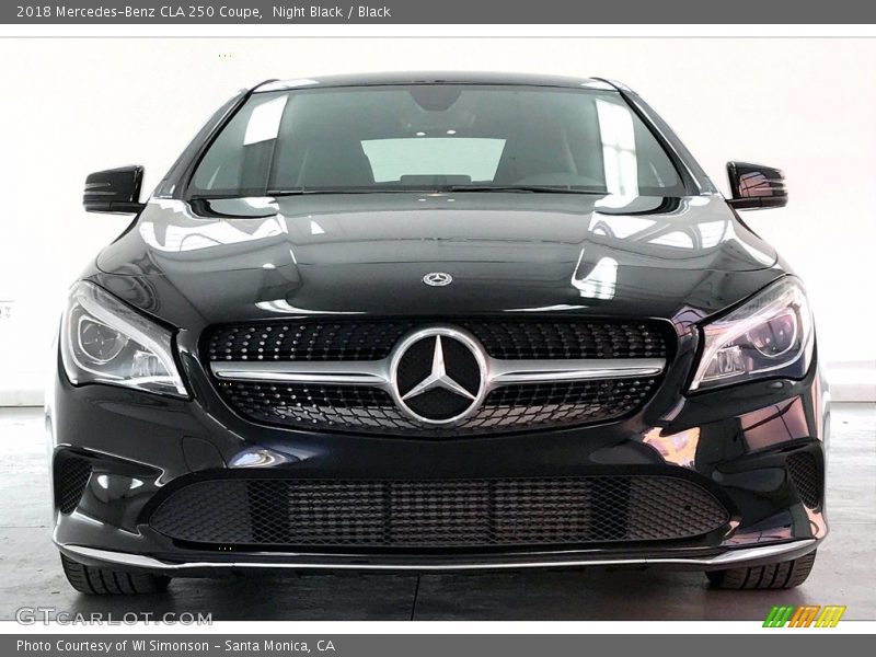 Night Black / Black 2018 Mercedes-Benz CLA 250 Coupe