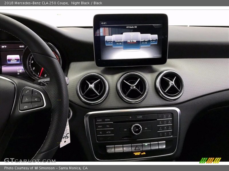 Night Black / Black 2018 Mercedes-Benz CLA 250 Coupe