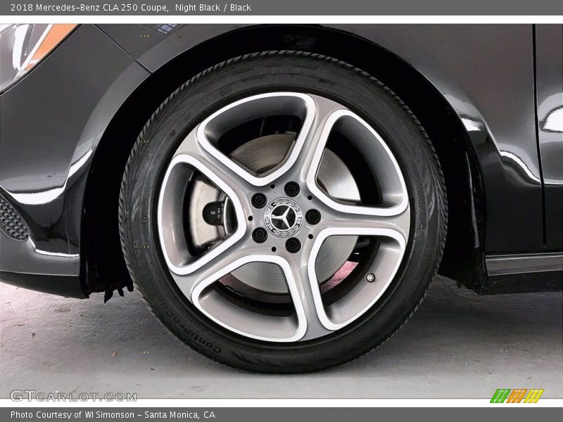 Night Black / Black 2018 Mercedes-Benz CLA 250 Coupe