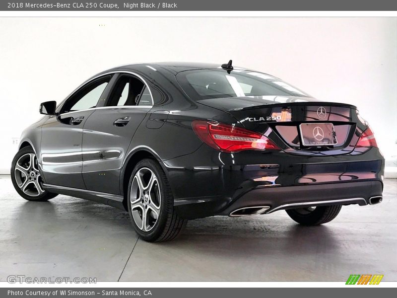 Night Black / Black 2018 Mercedes-Benz CLA 250 Coupe