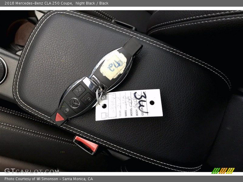Night Black / Black 2018 Mercedes-Benz CLA 250 Coupe