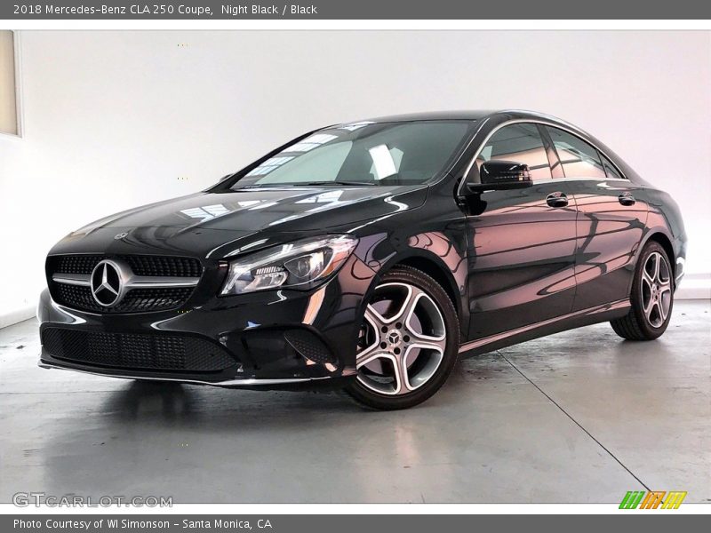 Night Black / Black 2018 Mercedes-Benz CLA 250 Coupe