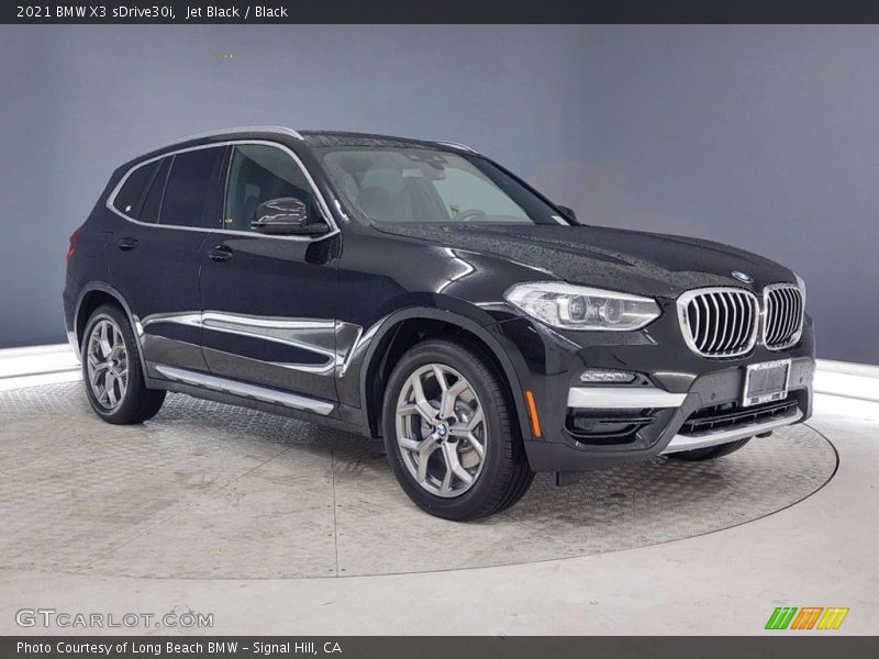 Jet Black / Black 2021 BMW X3 sDrive30i