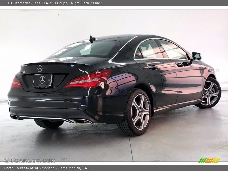 Night Black / Black 2018 Mercedes-Benz CLA 250 Coupe