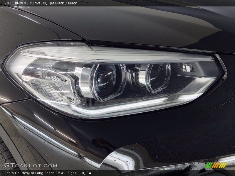Jet Black / Black 2021 BMW X3 sDrive30i