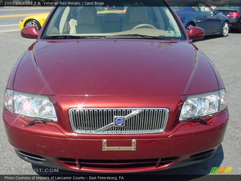 Venetian Red Metallic / Sand Beige 2002 Volvo S80 2.9