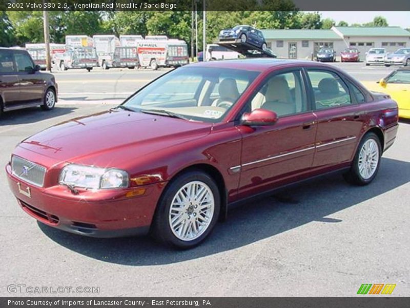 Venetian Red Metallic / Sand Beige 2002 Volvo S80 2.9