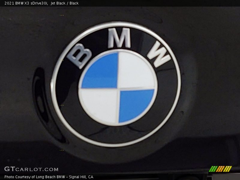 Jet Black / Black 2021 BMW X3 sDrive30i