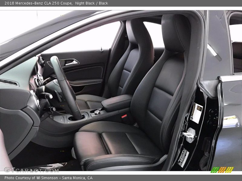 Night Black / Black 2018 Mercedes-Benz CLA 250 Coupe