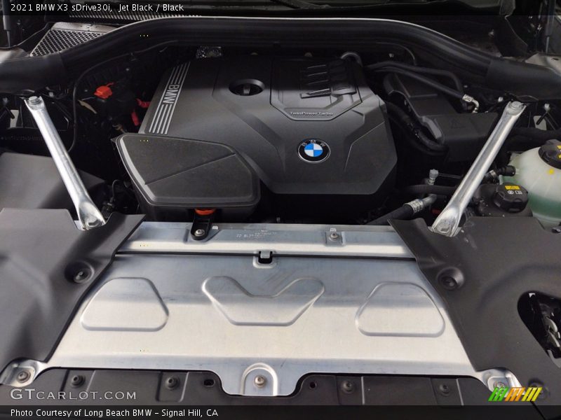 Jet Black / Black 2021 BMW X3 sDrive30i