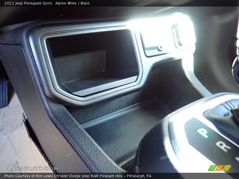 Alpine White / Black 2021 Jeep Renegade Sport