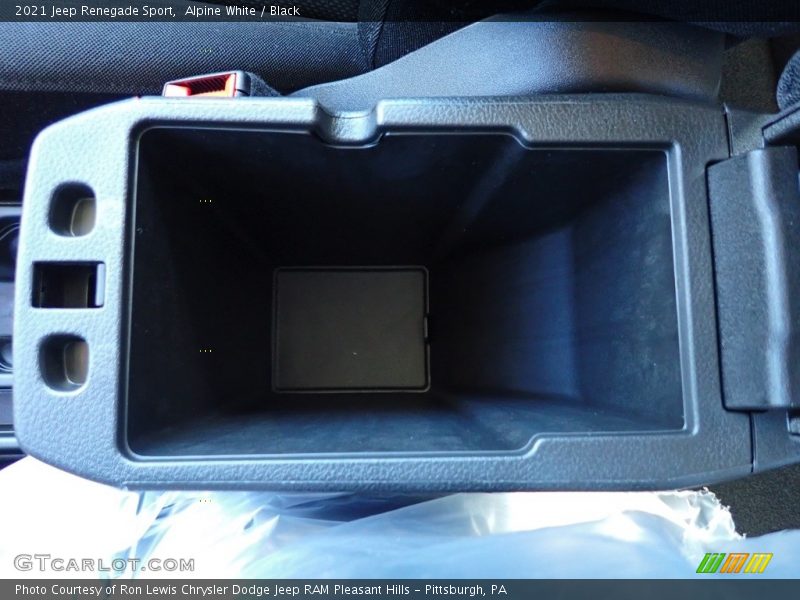 Alpine White / Black 2021 Jeep Renegade Sport