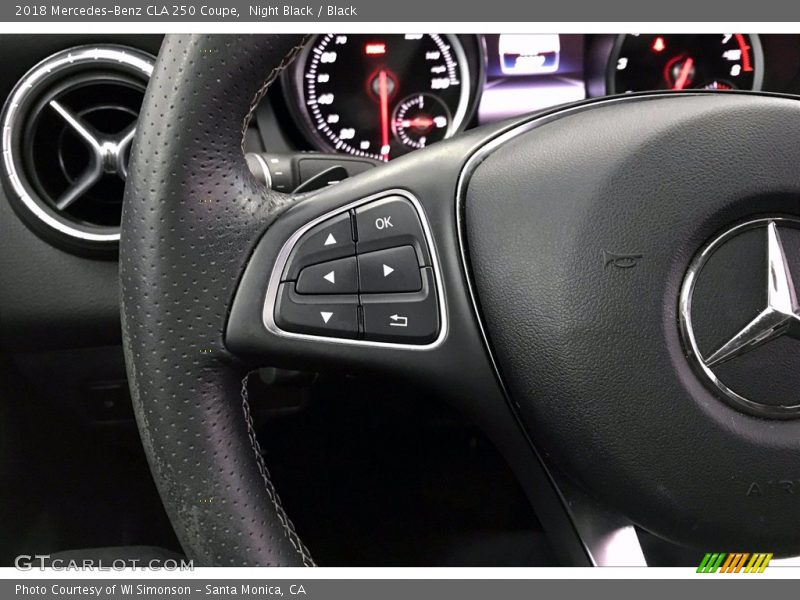 Night Black / Black 2018 Mercedes-Benz CLA 250 Coupe