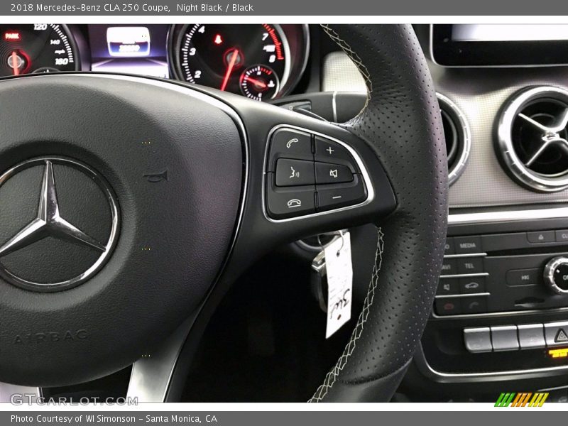 Night Black / Black 2018 Mercedes-Benz CLA 250 Coupe