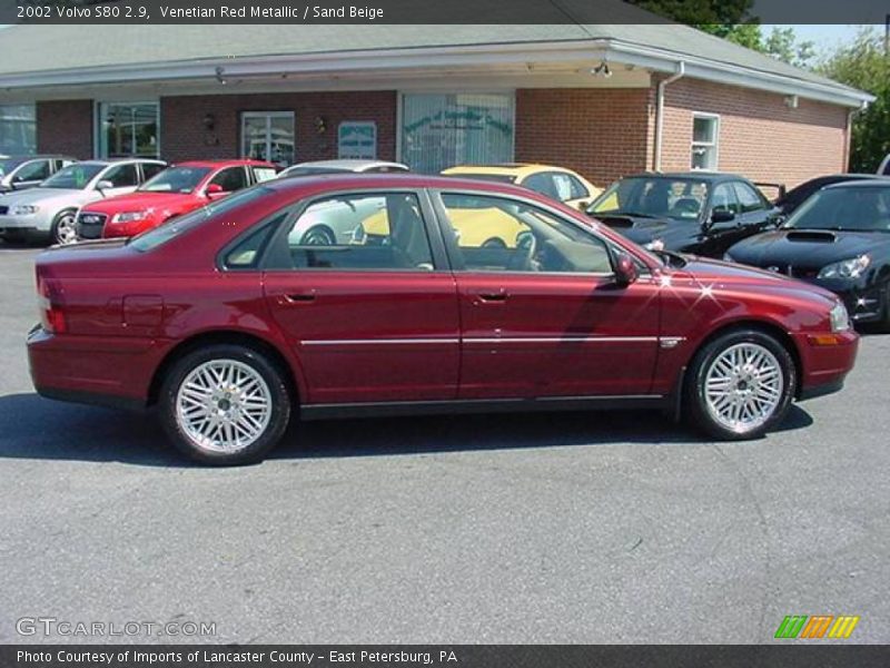 Venetian Red Metallic / Sand Beige 2002 Volvo S80 2.9