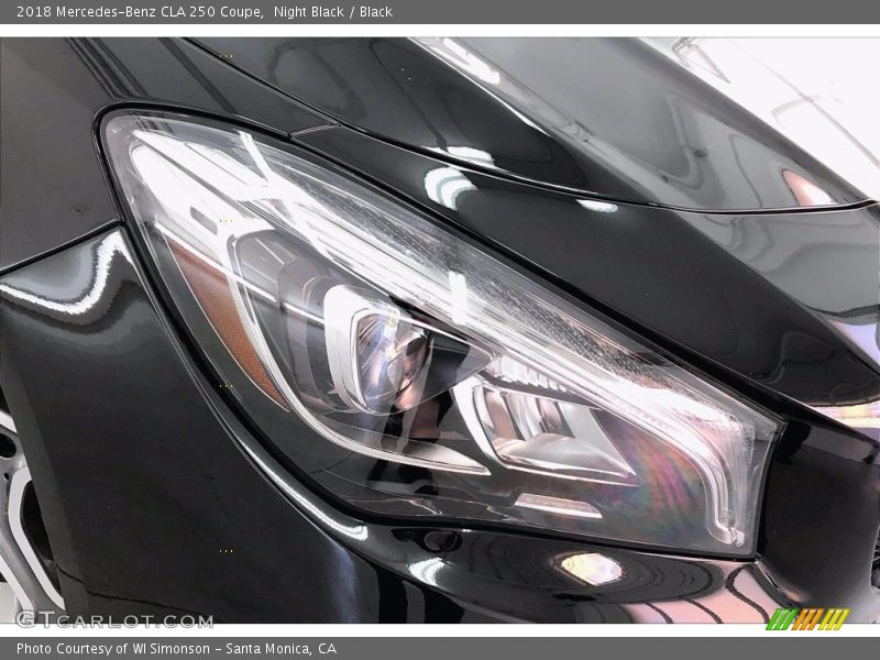 Night Black / Black 2018 Mercedes-Benz CLA 250 Coupe