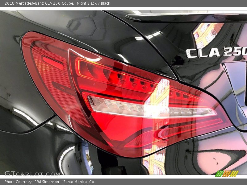 Night Black / Black 2018 Mercedes-Benz CLA 250 Coupe