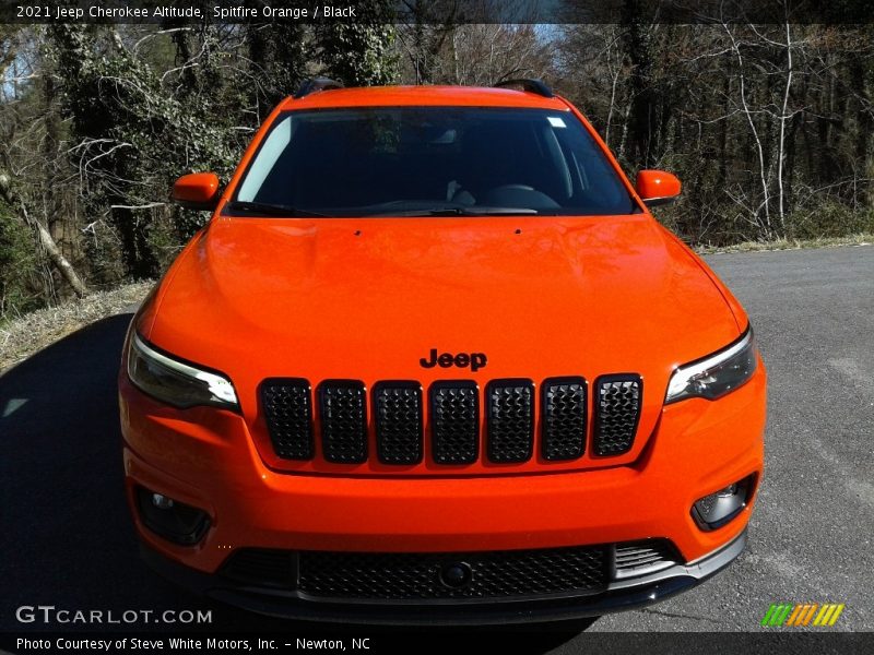 Spitfire Orange / Black 2021 Jeep Cherokee Altitude