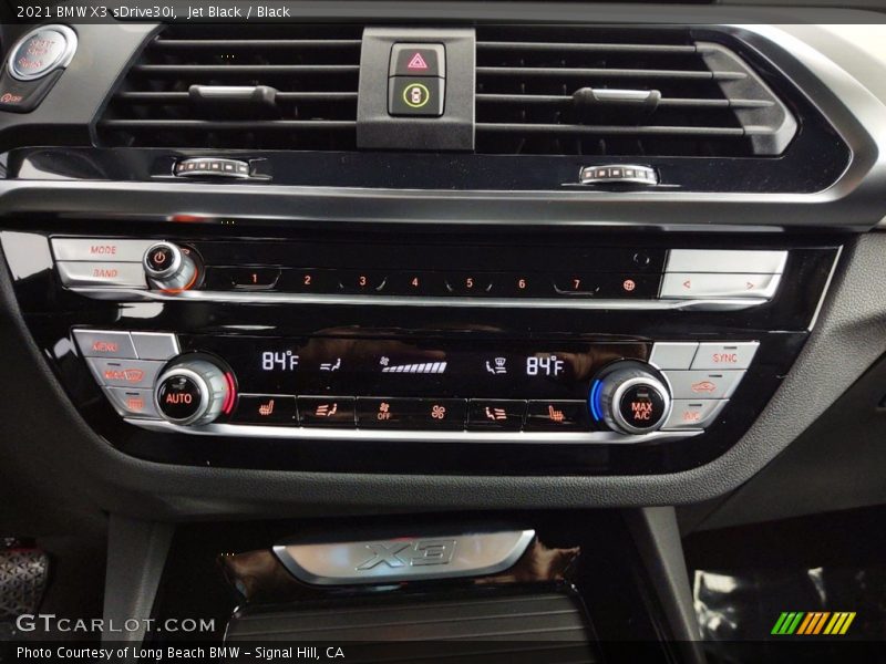 Jet Black / Black 2021 BMW X3 sDrive30i