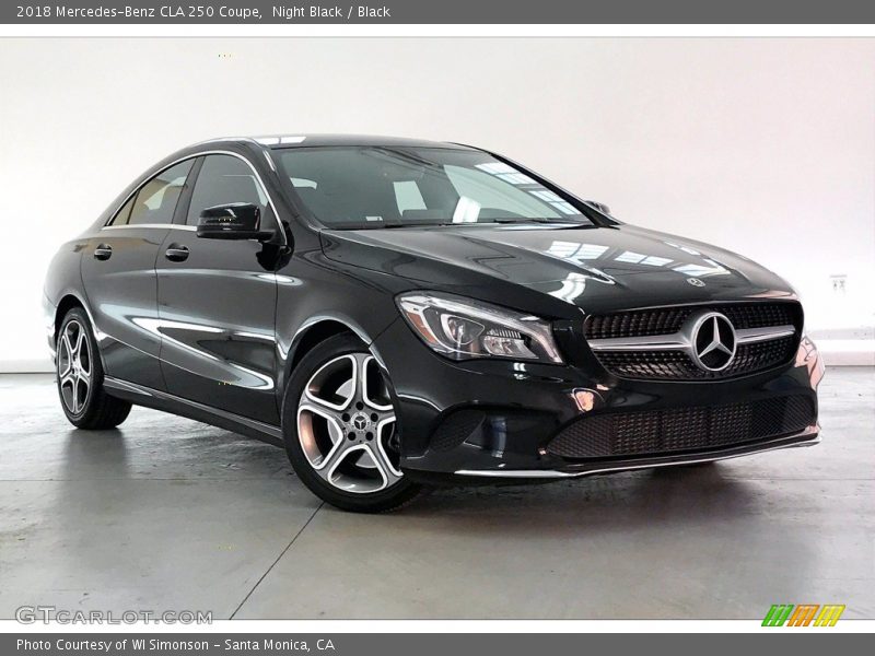 Night Black / Black 2018 Mercedes-Benz CLA 250 Coupe