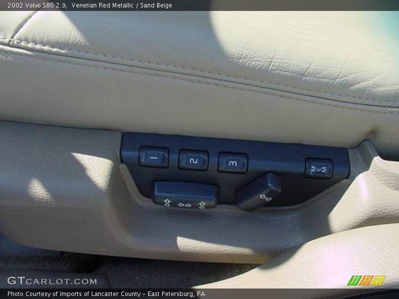 Venetian Red Metallic / Sand Beige 2002 Volvo S80 2.9
