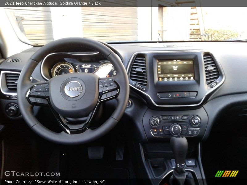 Dashboard of 2021 Cherokee Altitude