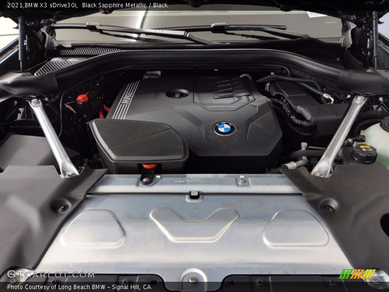 Black Sapphire Metallic / Black 2021 BMW X3 sDrive30i