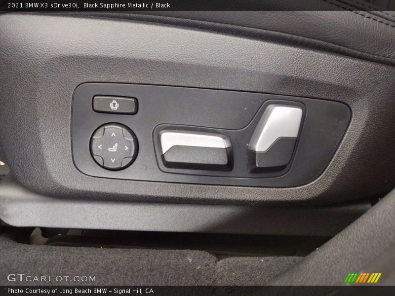 Black Sapphire Metallic / Black 2021 BMW X3 sDrive30i