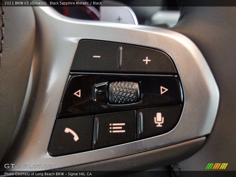 Black Sapphire Metallic / Black 2021 BMW X3 sDrive30i