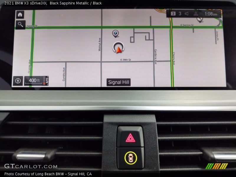 Black Sapphire Metallic / Black 2021 BMW X3 sDrive30i