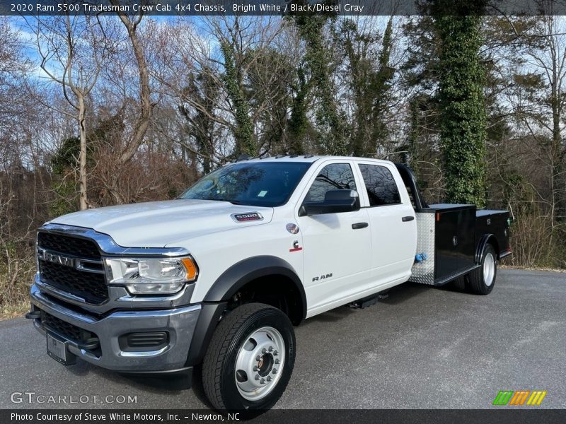Bright White / Black/Diesel Gray 2020 Ram 5500 Tradesman Crew Cab 4x4 Chassis
