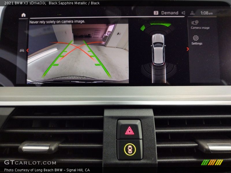Black Sapphire Metallic / Black 2021 BMW X3 sDrive30i