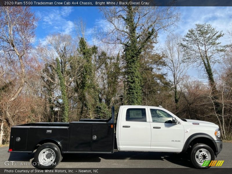 Bright White / Black/Diesel Gray 2020 Ram 5500 Tradesman Crew Cab 4x4 Chassis